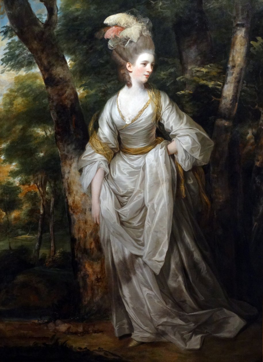 Retrato da Sra. Elizabeth Karnak por Joshua Reynolds de Joshua Reynolds