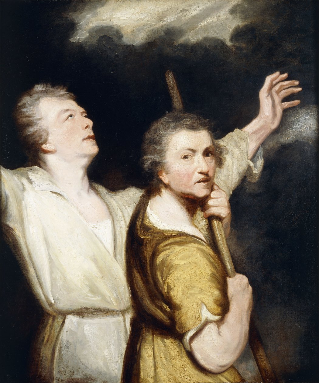 Retrato do artista e Thomas Jervais como pastores adoradores, de Joshua Reynolds