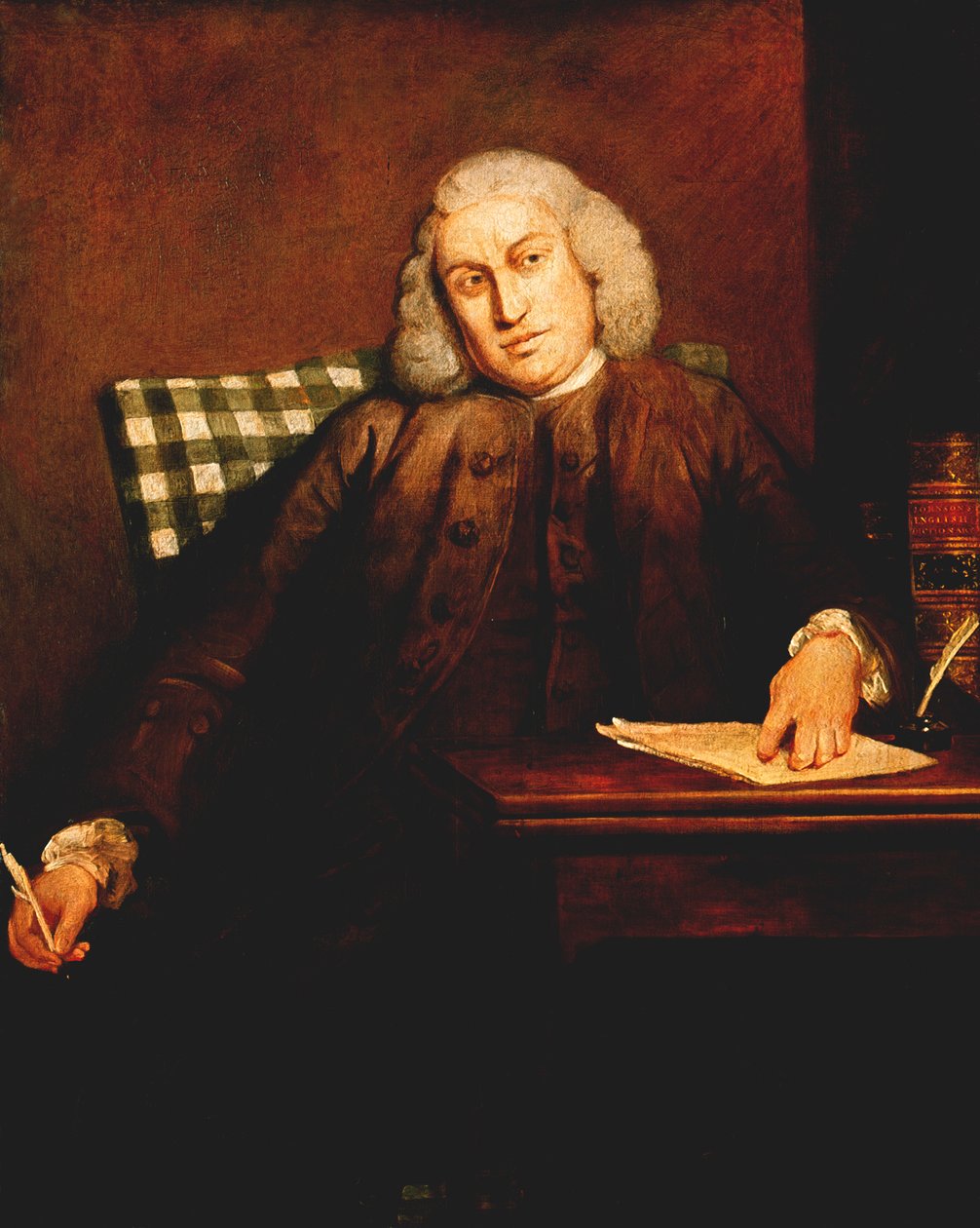 Samuel Johnson, inglês, homem das letras, 1756-1757 de Joshua Reynolds