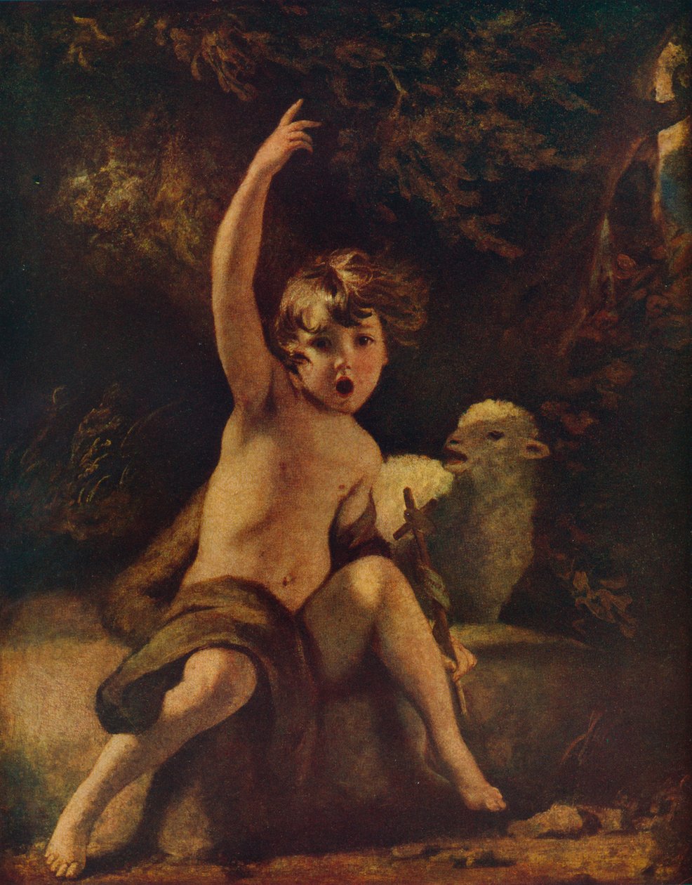 São João no deserto, c1776 de Joshua Reynolds