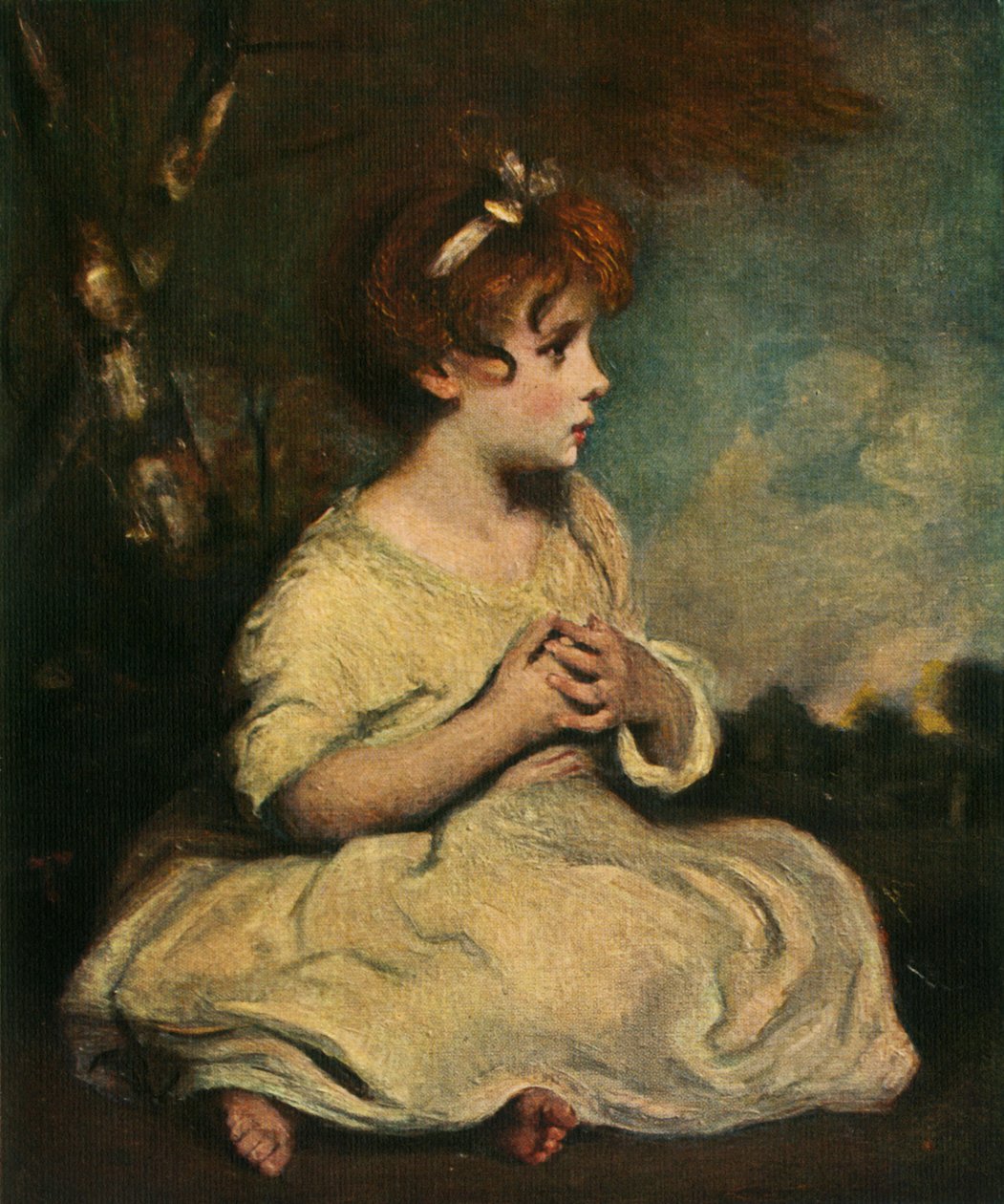 A Era da Inocência, c1788, c1912 de Joshua Reynolds