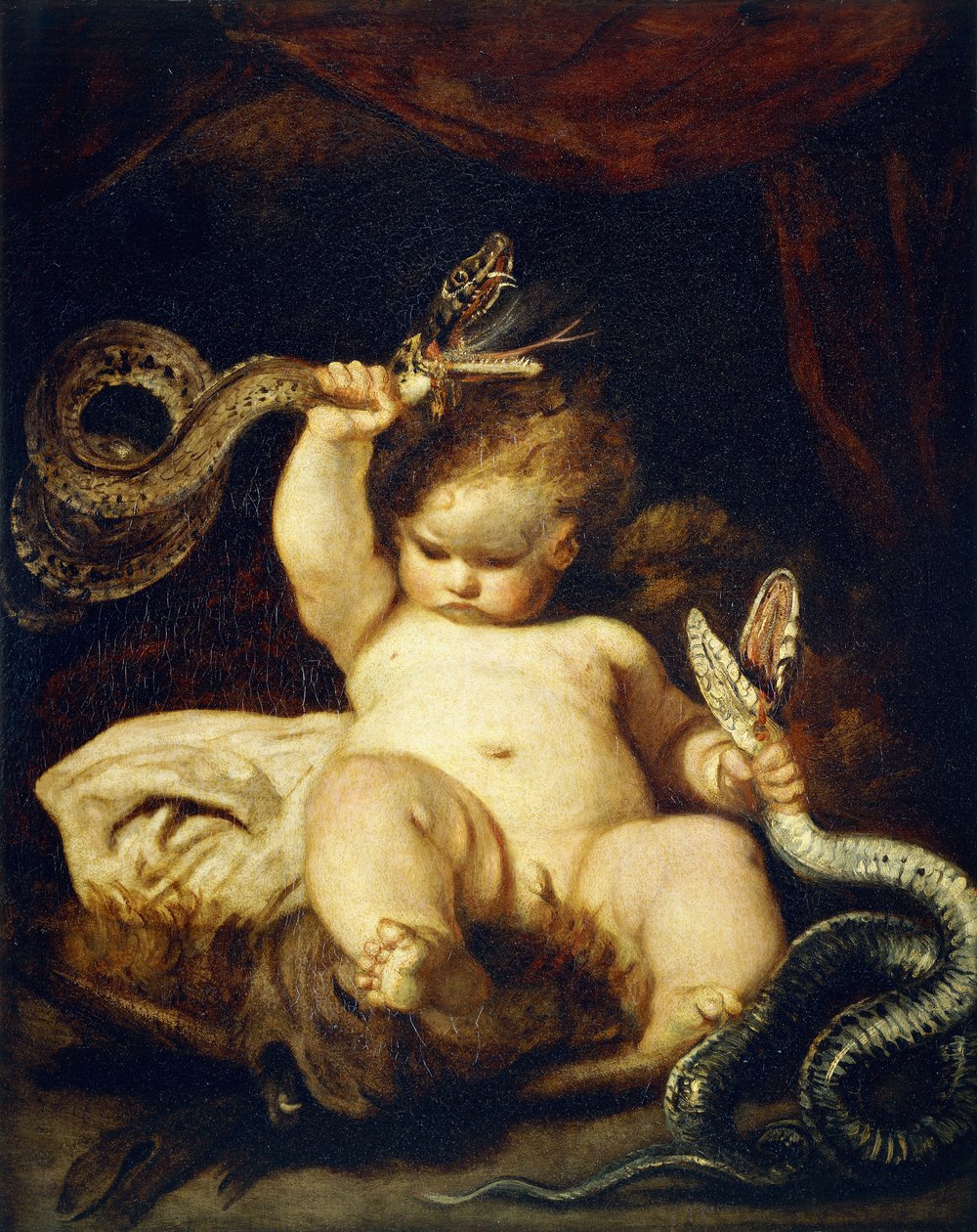 O Hércules Infantil, de Joshua Reynolds