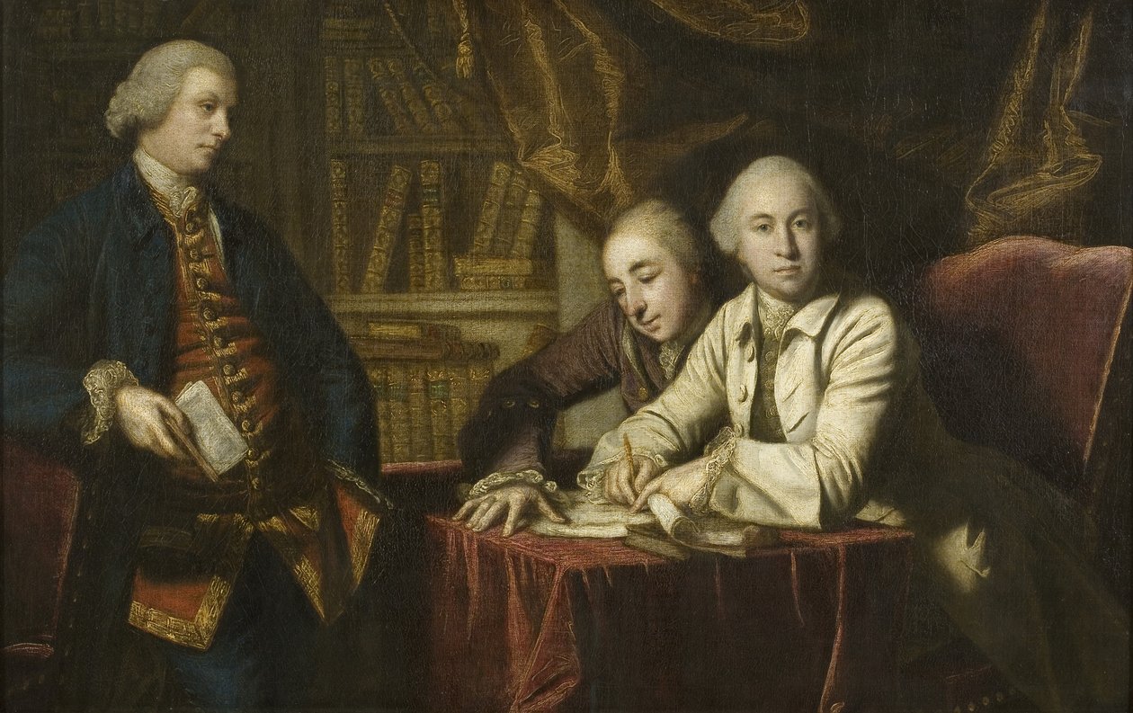 A Festa Fora da Cidade, c.1759 de Joshua Reynolds