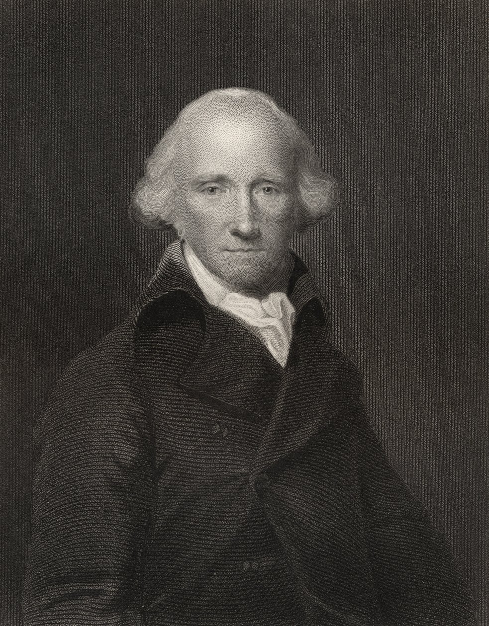 Warren Hastings, gravado por H. Robinson, da National Portrait Gallery, volume III, publicado em 1835 de Joshua Reynolds