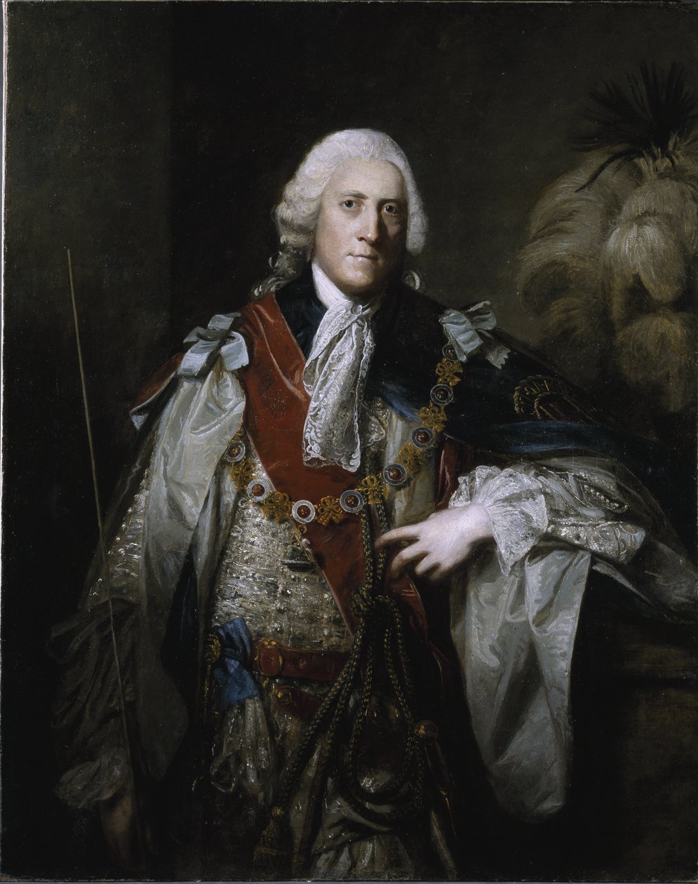 William Cavendish, 4º Duque de Devonshire (óleo sobre tela) de Joshua Reynolds