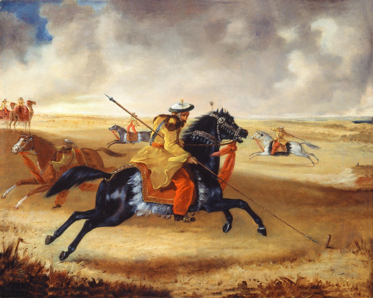 Cavalo de Skinner no Exercício, c.1840 de Joshua Reynolds Gwatkin