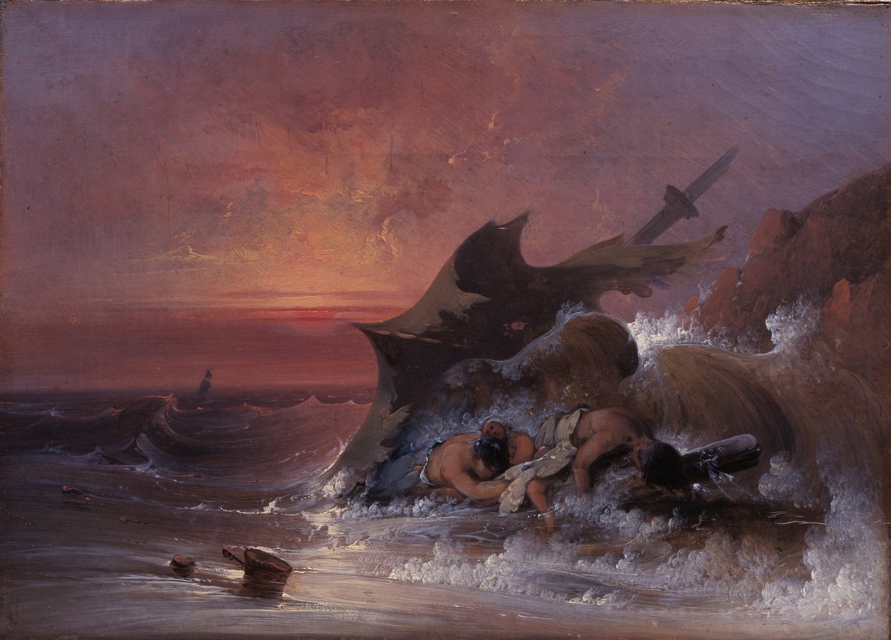 Depois da tempestade, do século XIX de Joshua H. Shaw