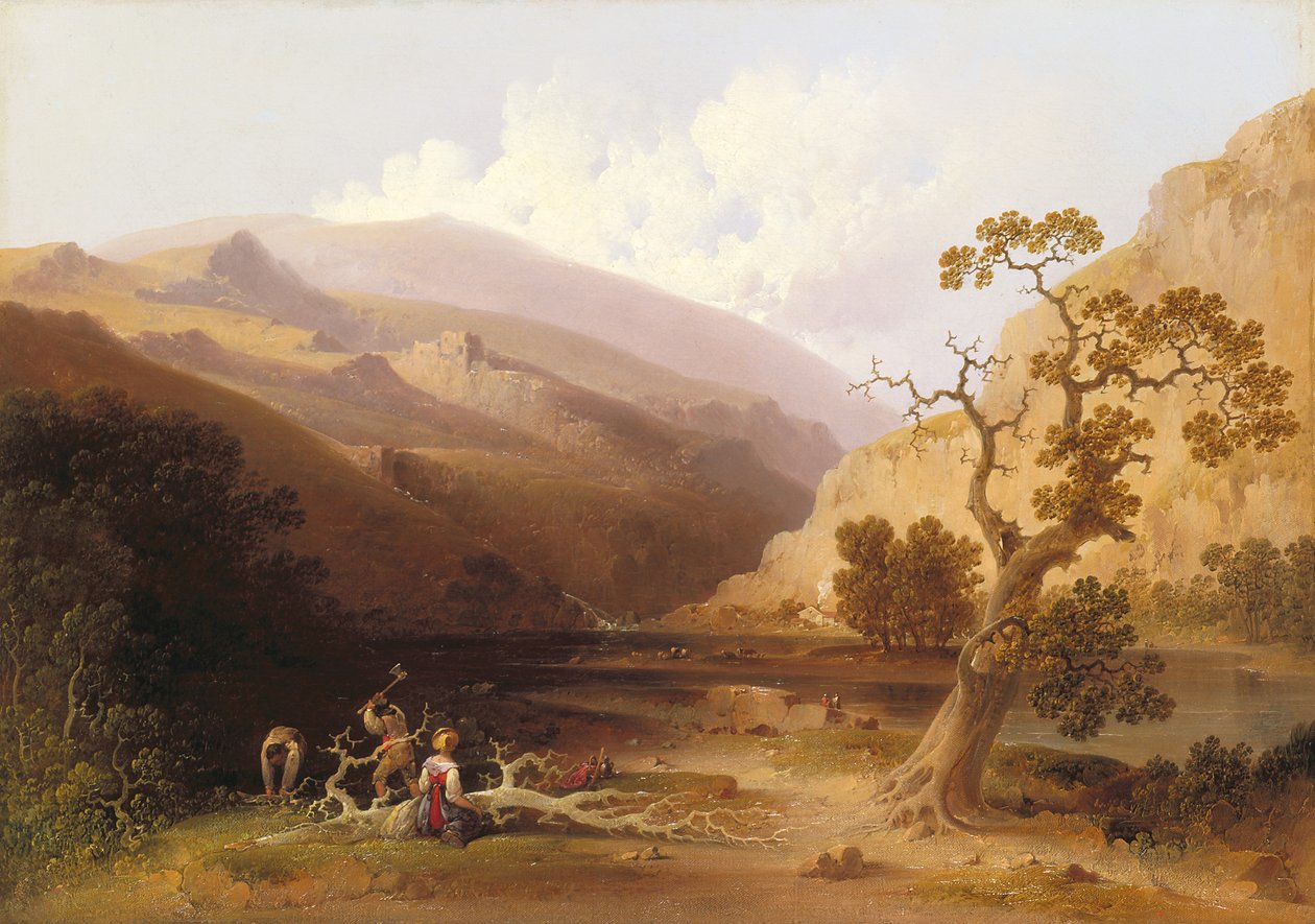 Os Pioneiros (óleo sobre tela) de Joshua Shaw