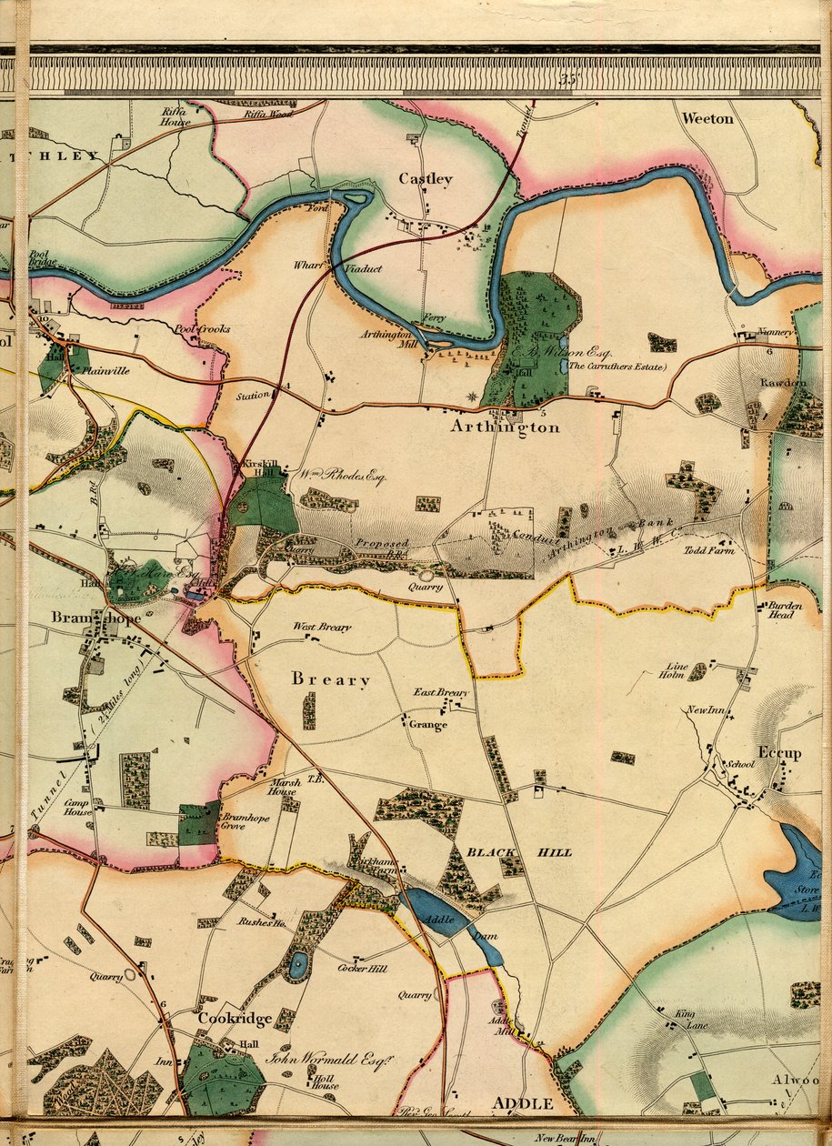 A3, Bramhope, Arthington, Cookridge e Eccup de Joshua Thorp