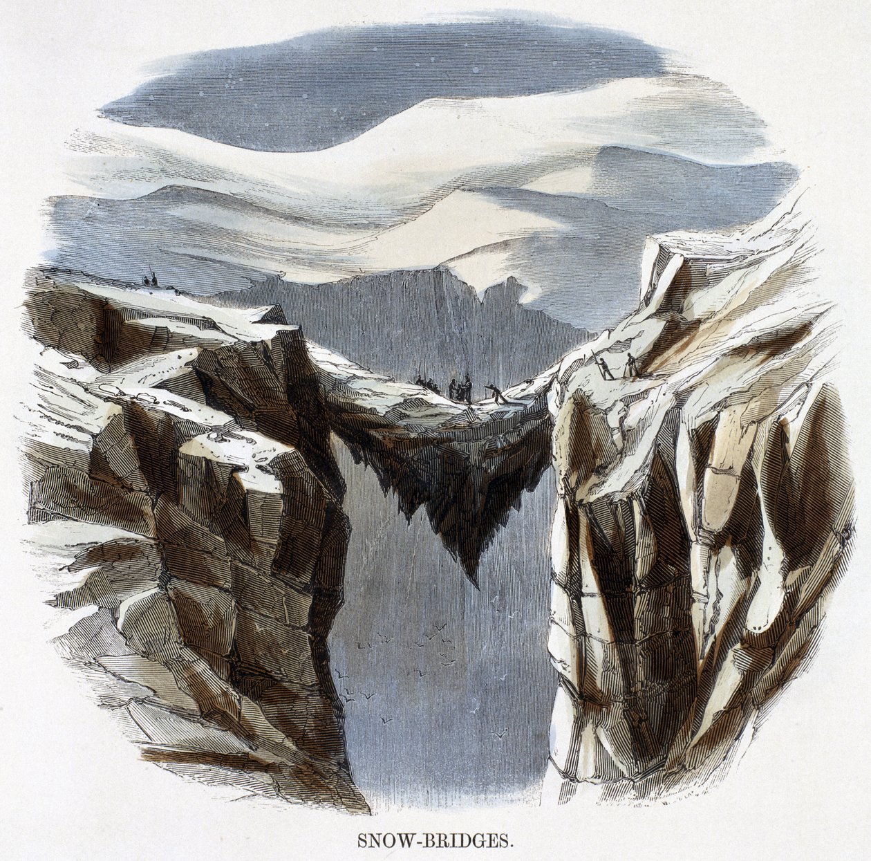 Pontes de Neve, Fenômenos da Natureza, 1849 de Josiah Wood Whymper