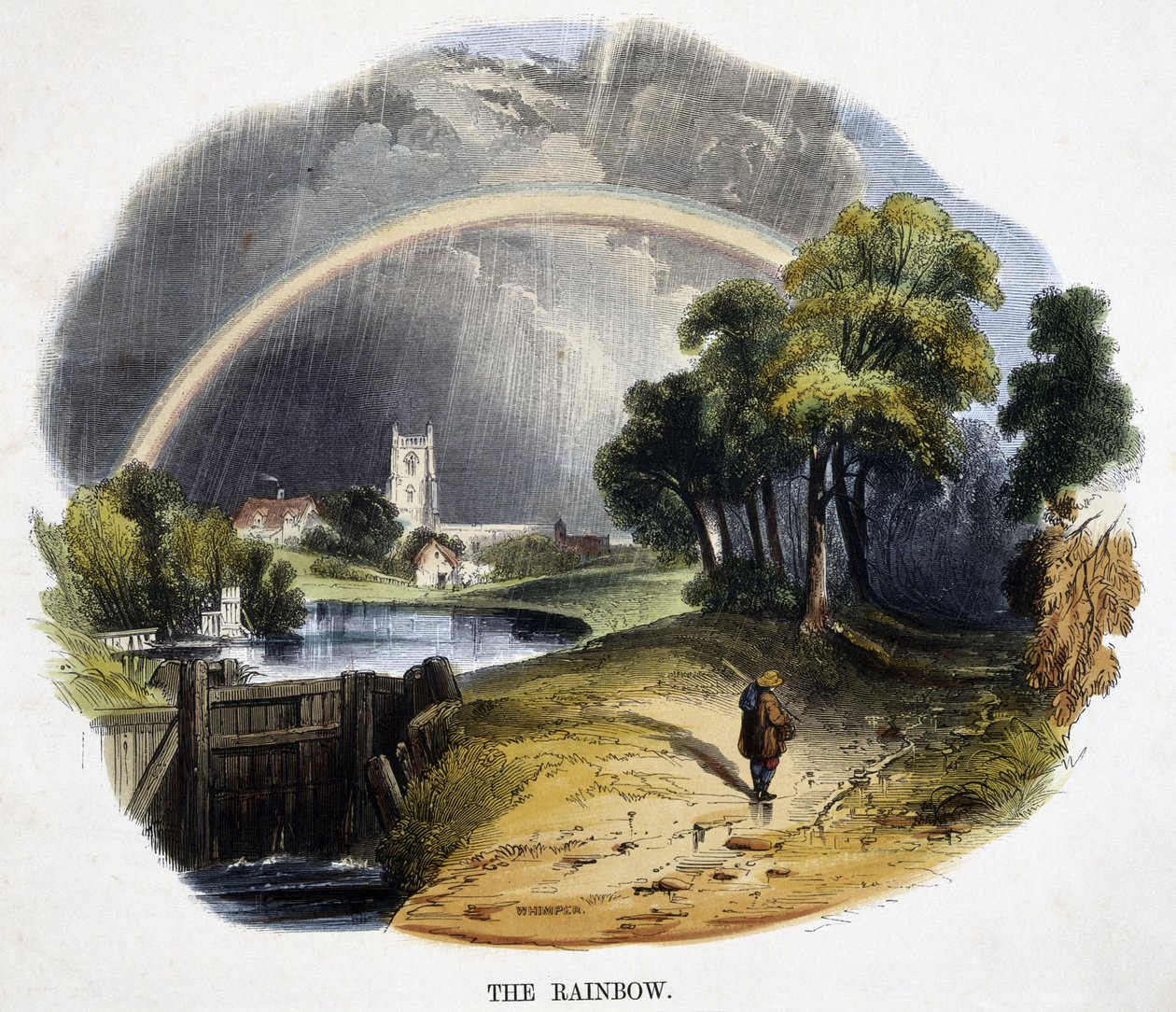 O Arco-Íris, de Fenômenos da Natureza, 1849 de Josiah Wood Whymper