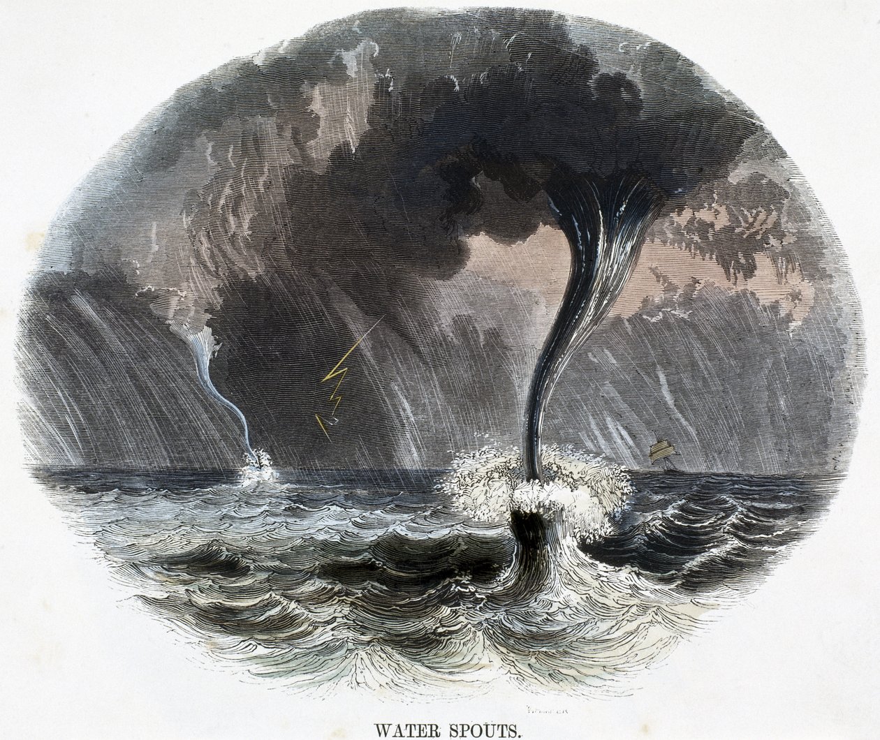 Bicos de Água, de Fenômenos da Natureza, 1849 de Josiah Wood Whymper
