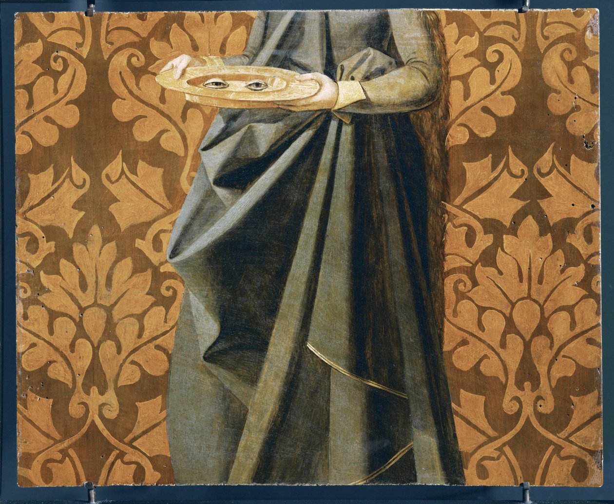 Olhos de Santa Lúcia, pormenor (pintura sobre madeira) de Josse (fl.1493 1508) Lieferinxe