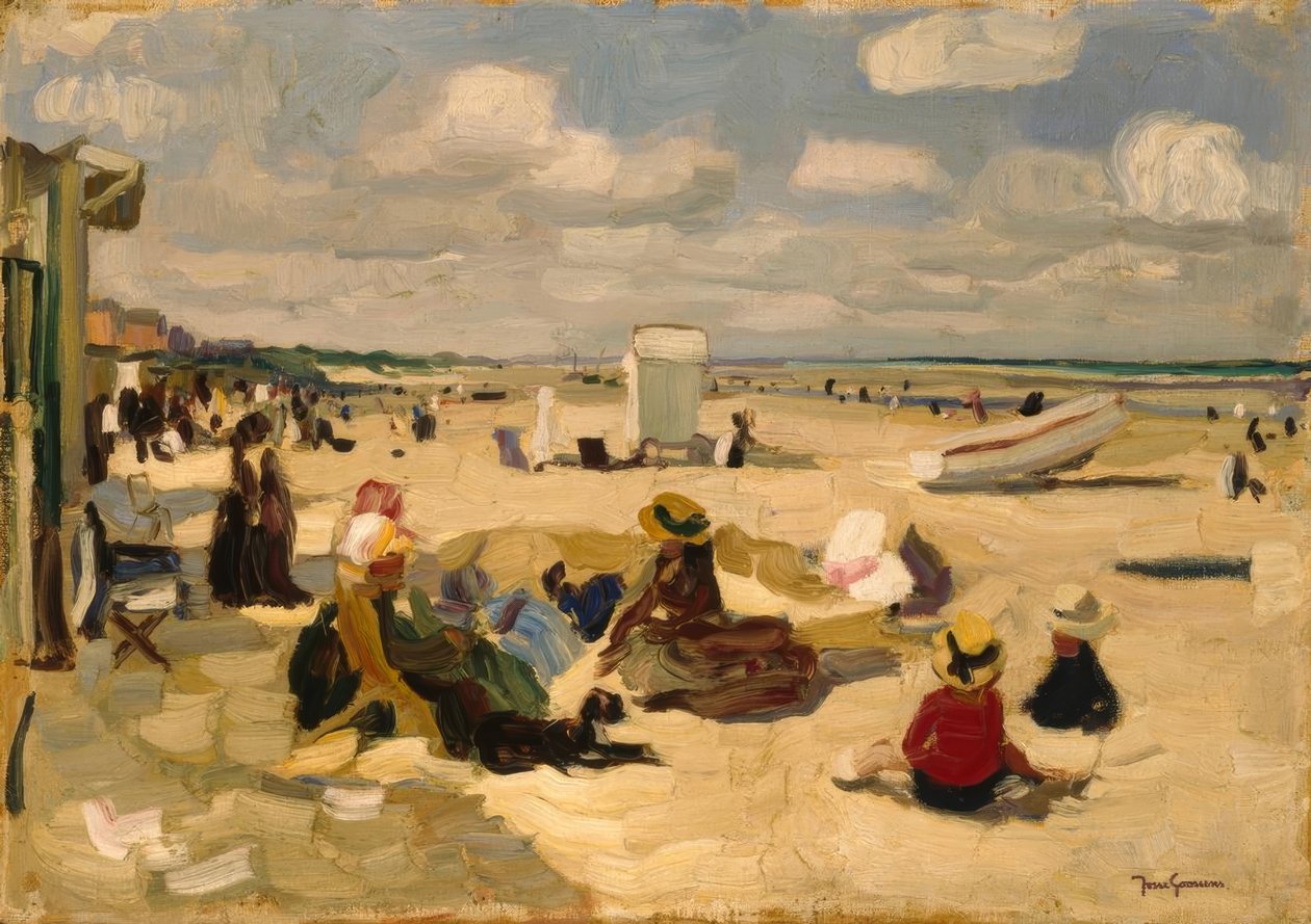 J.Gossens, praia de La Panne de Josse Goossens
