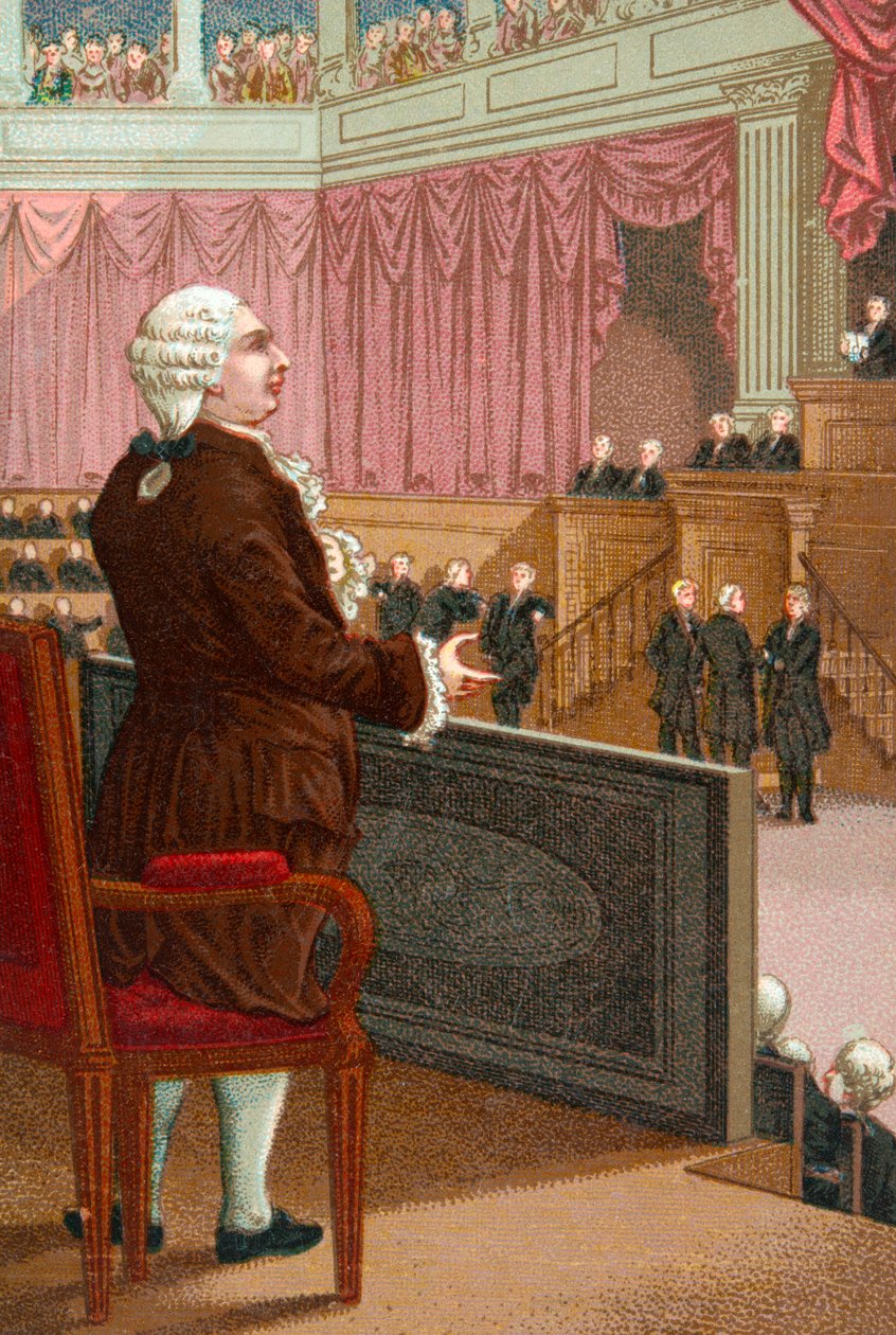 Processo de Luís XVI de Josse Photo