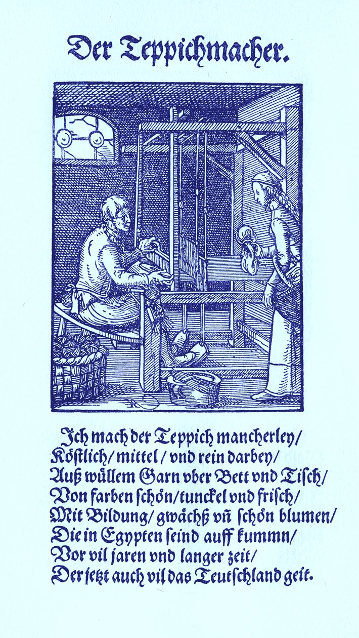 Fabricante de tapetes de Jost Amman