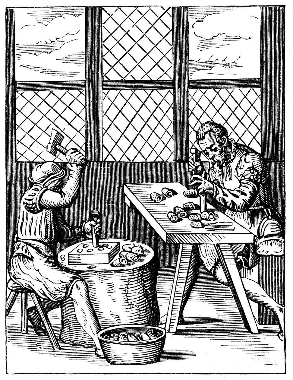 Oficina de Fabricantes de Dados, século XVI de Jost Amman