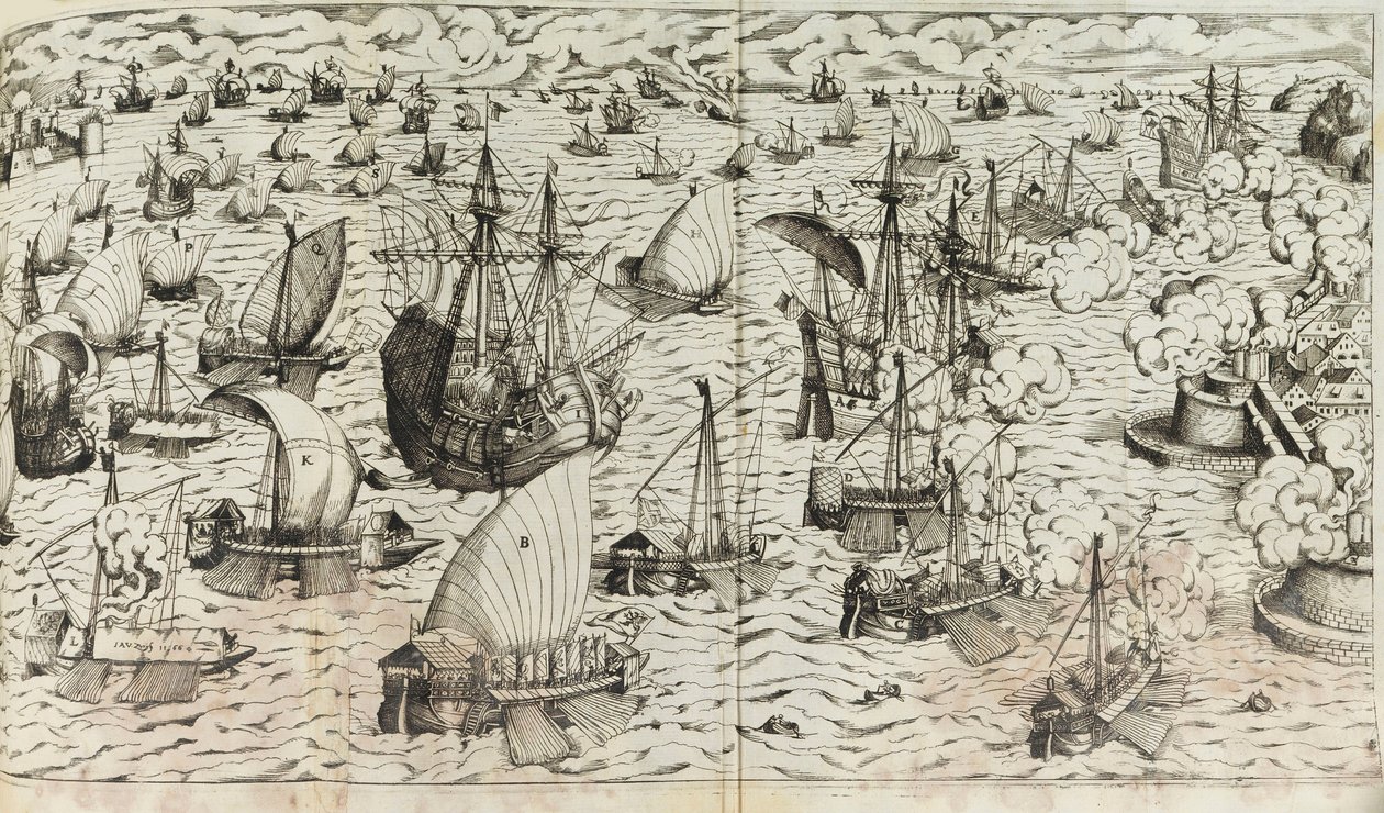 Ilustração do Kriegsbuch por Leonhard Fronsperger, 1571. de Jost Amman