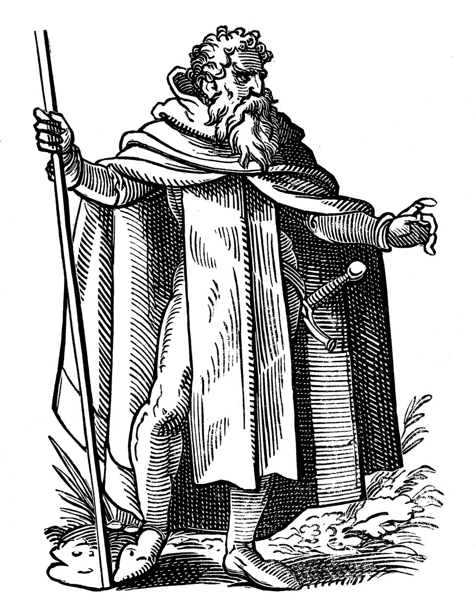 Cavaleiro de Malta da ordem de São João de Jerusalém, século XVI de Jost Amman