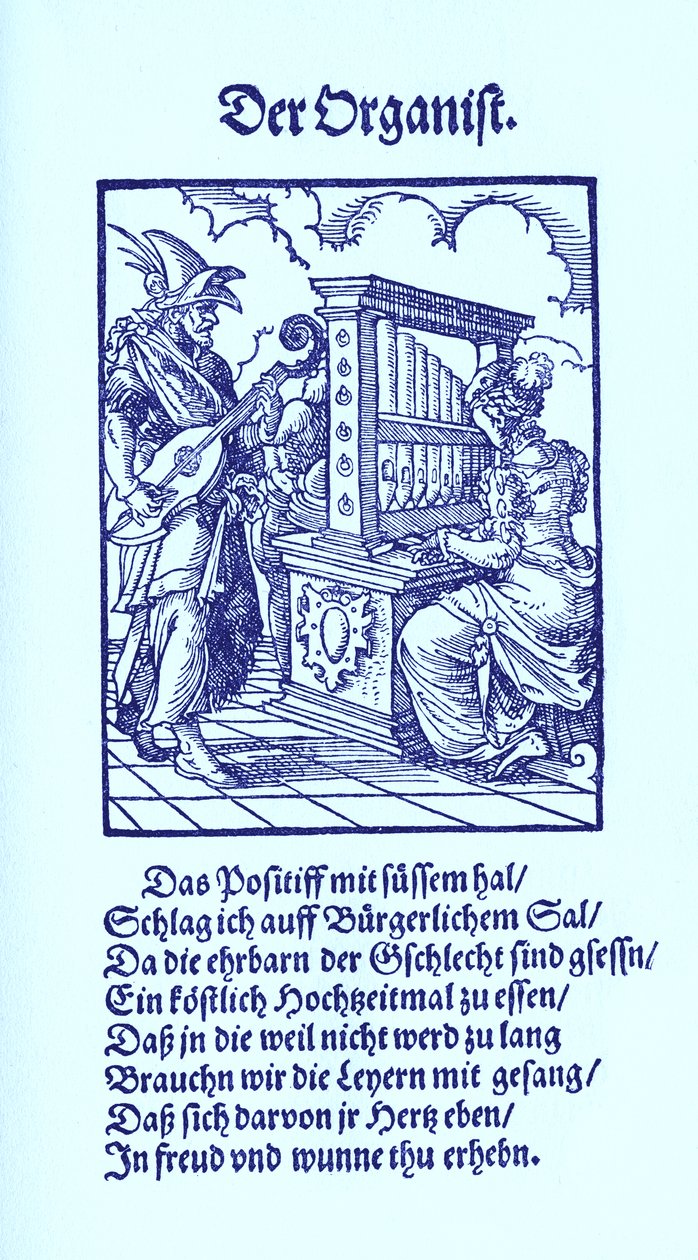 Organista de Jost Amman