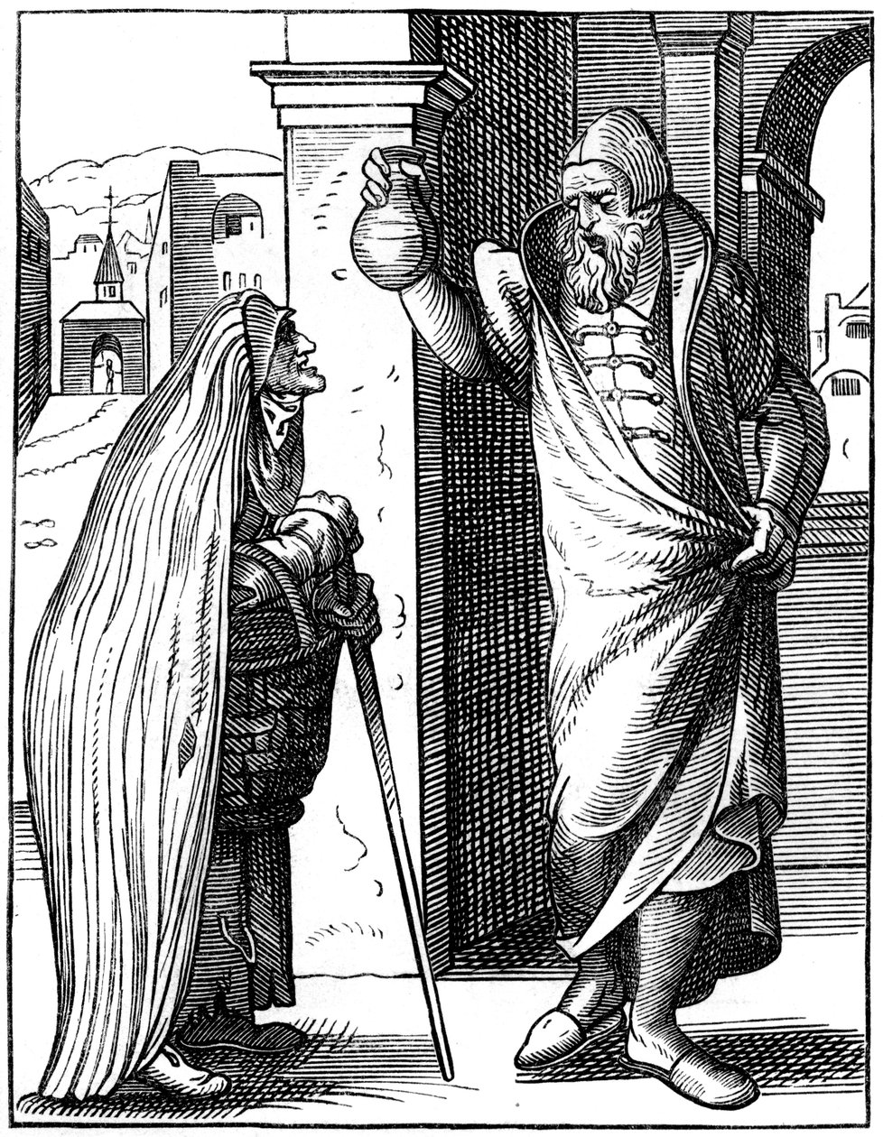 Médico, século XVI, 1849. de Jost Amman