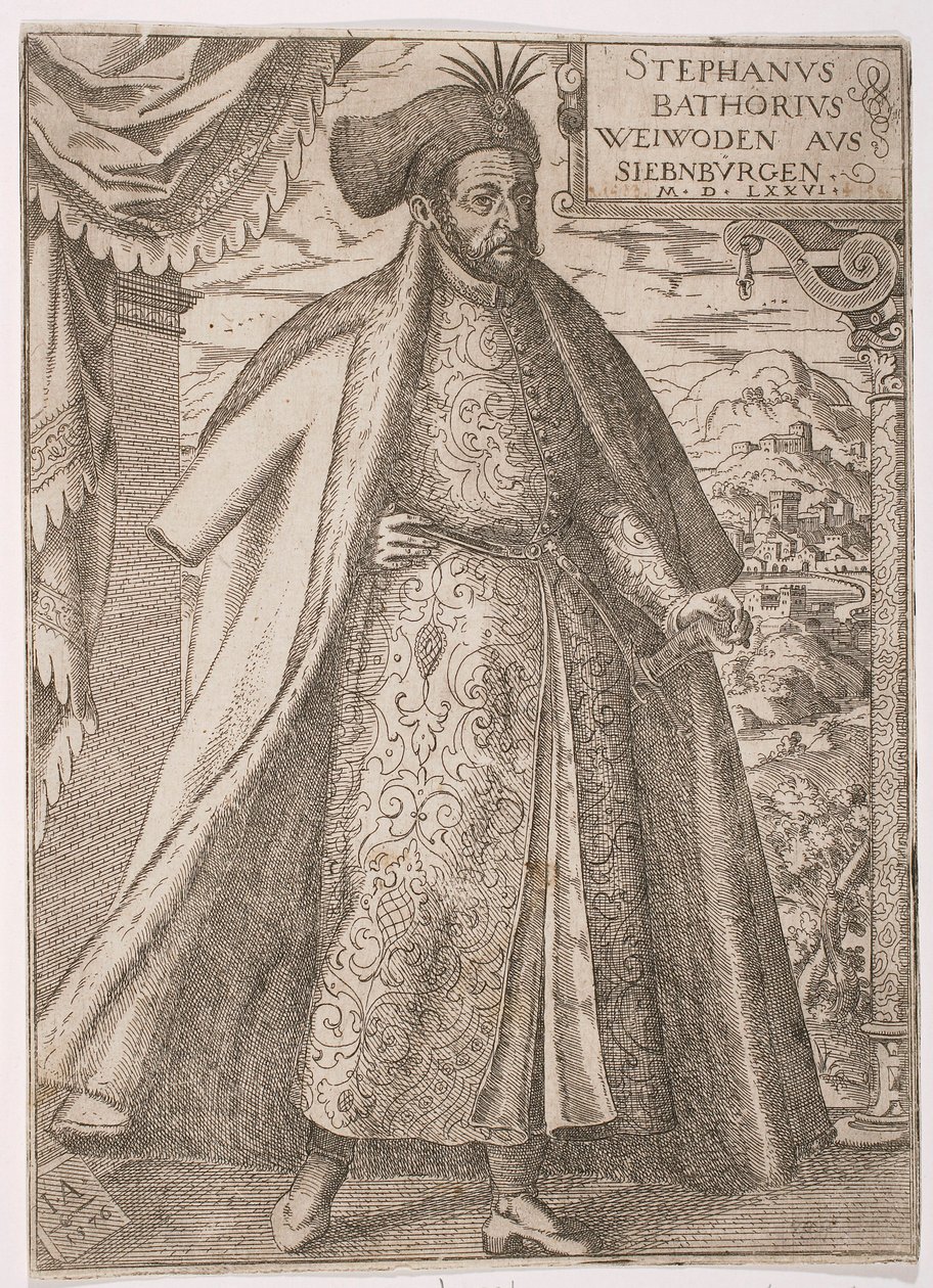 Retrato de Estêvão Báthory de Jost Amman