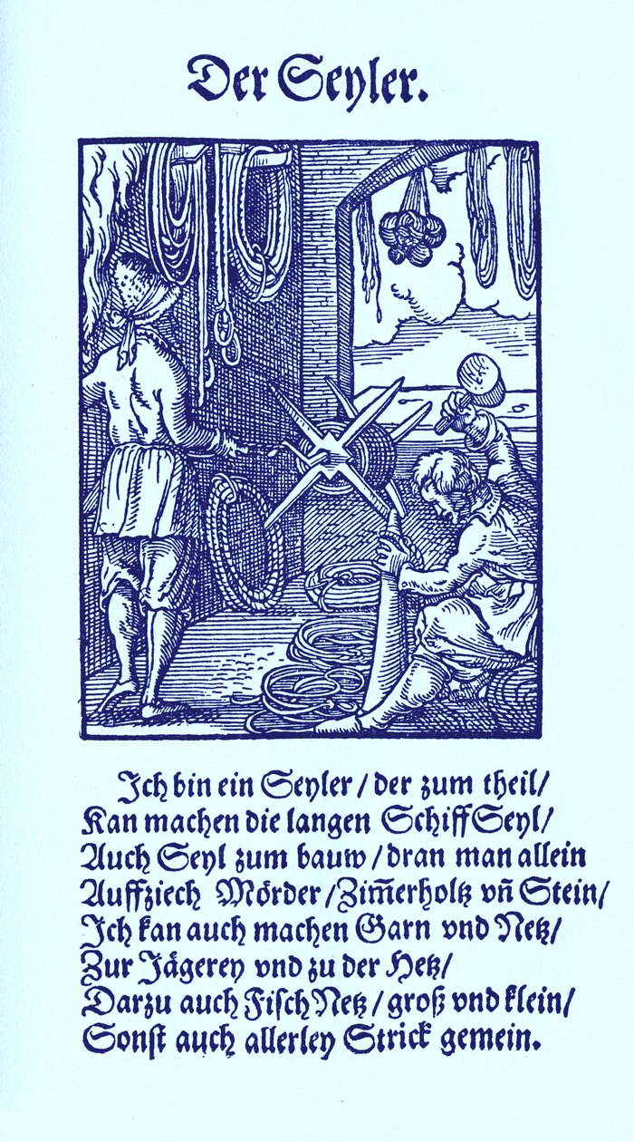 Fabricante de cordas de Jost Amman