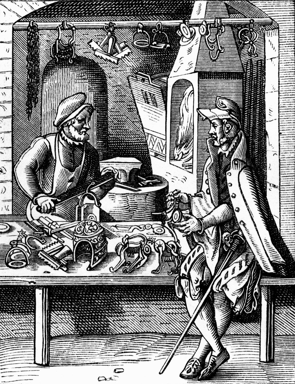 Fabricante de espigões de Jost Amman