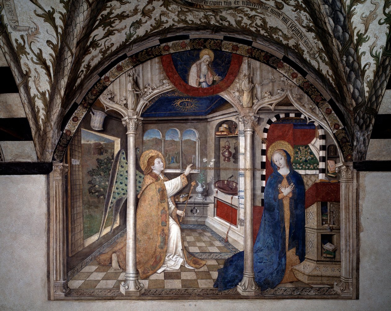 A Anunciação (Fresco de Jost Amman