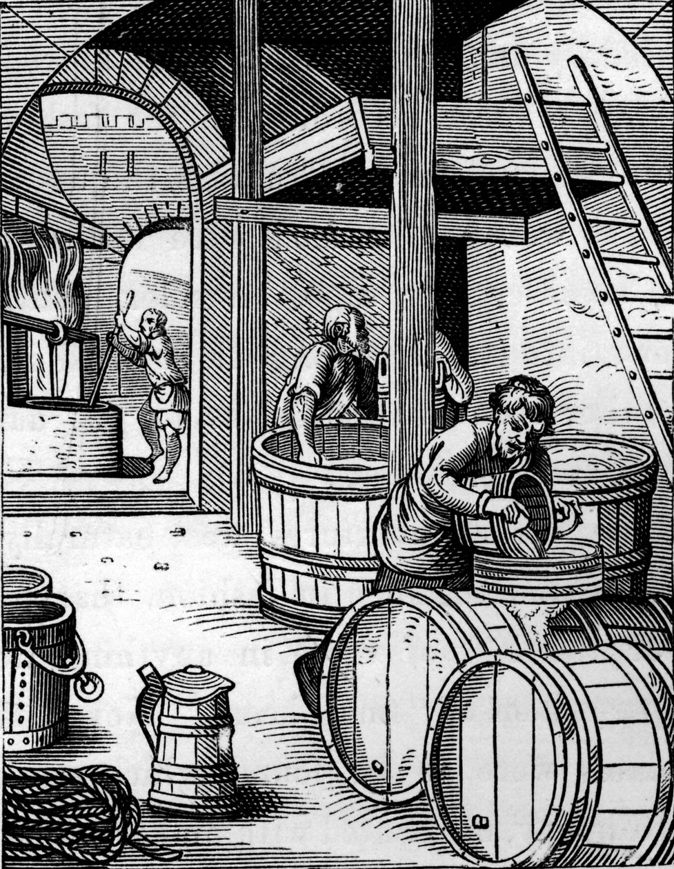 O fabricante de cerveja de Jost Amman