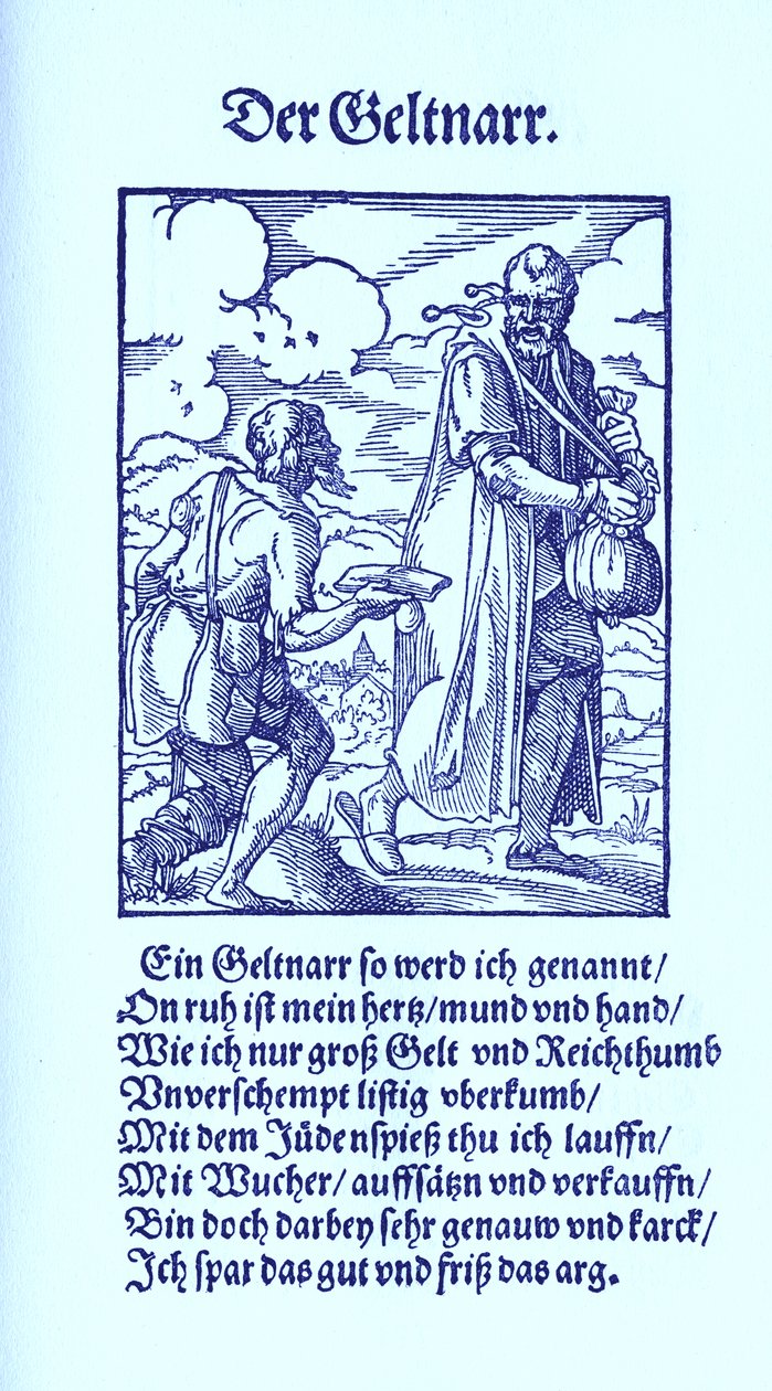 O tolo avarento de Jost Amman