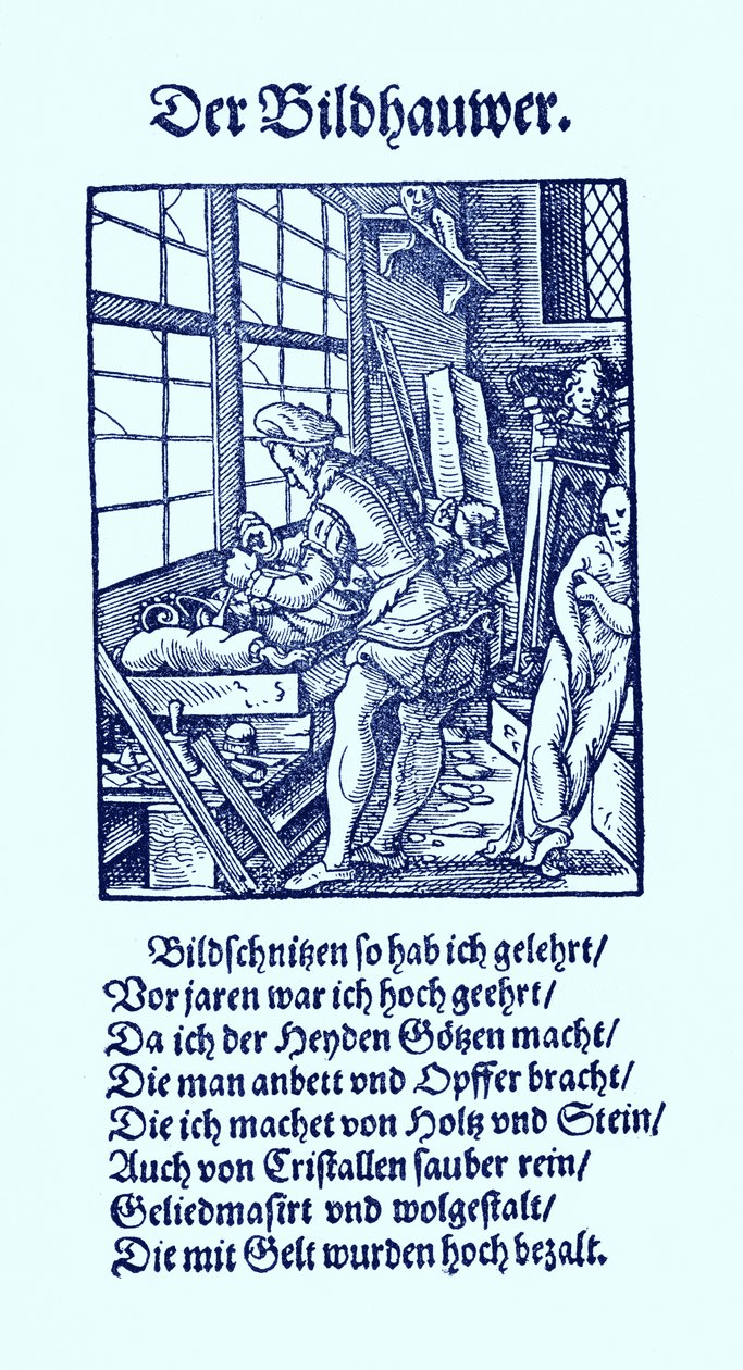 O escultor de Jost Amman