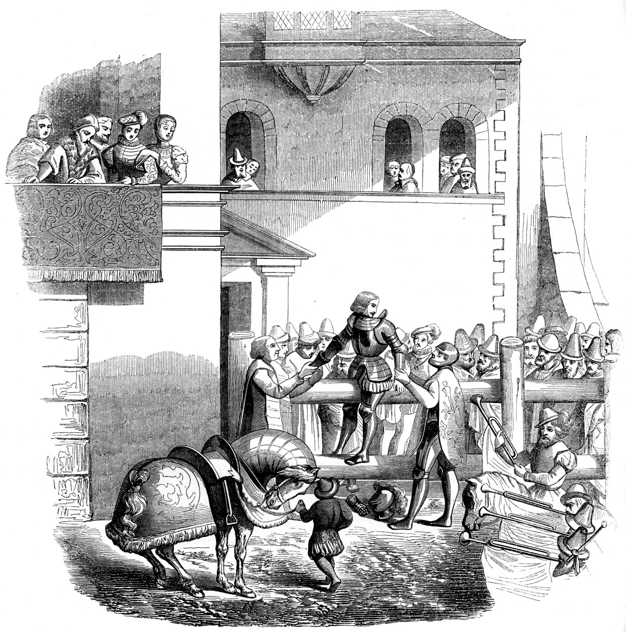 O desgaste de um cavaleiro, 1565 1849. de Jost Ammon