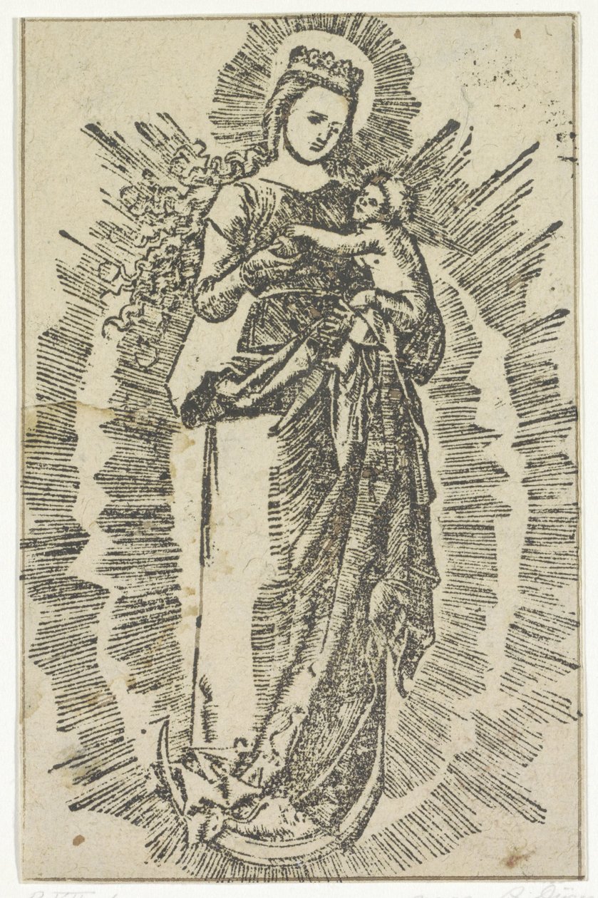 Maria com Cristo Criança de Jost de Negker