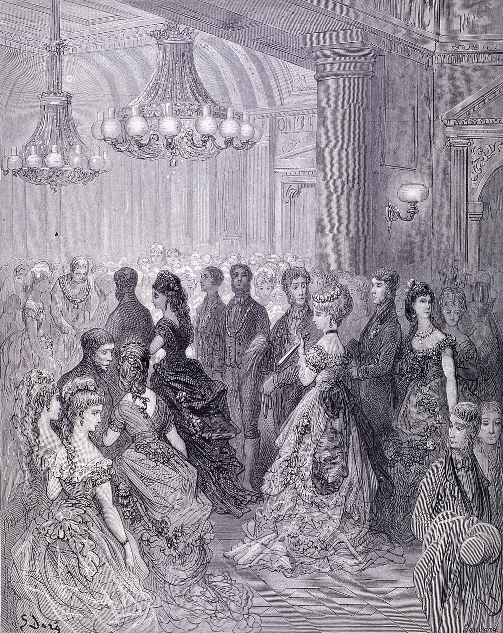 "Um Baile na Casa da Mansão", 1872 de Journard