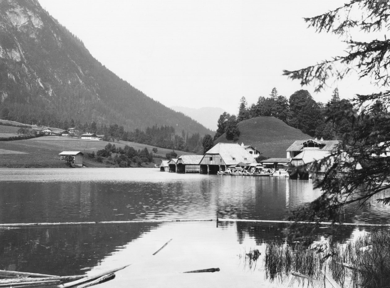 Barcos em Konigssee, c.1910 de Jousset