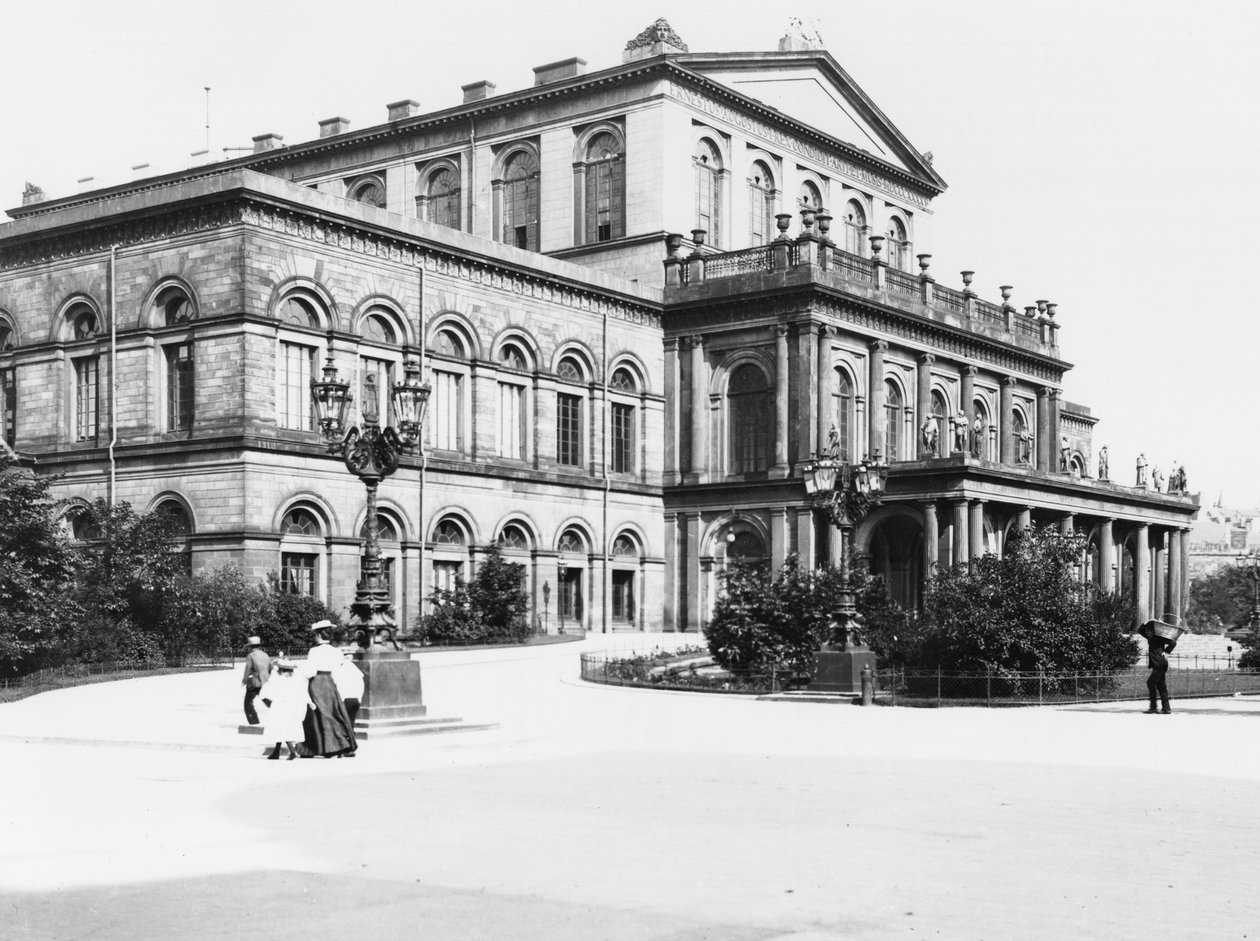 O teatro em Hannover, c.1910 de Jousset