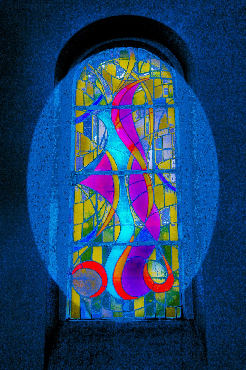 Redemoinhos azuis, da série Eglise St Pierre d