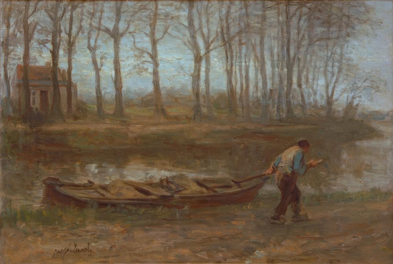 A barcaça de areia de Jozef Israëls