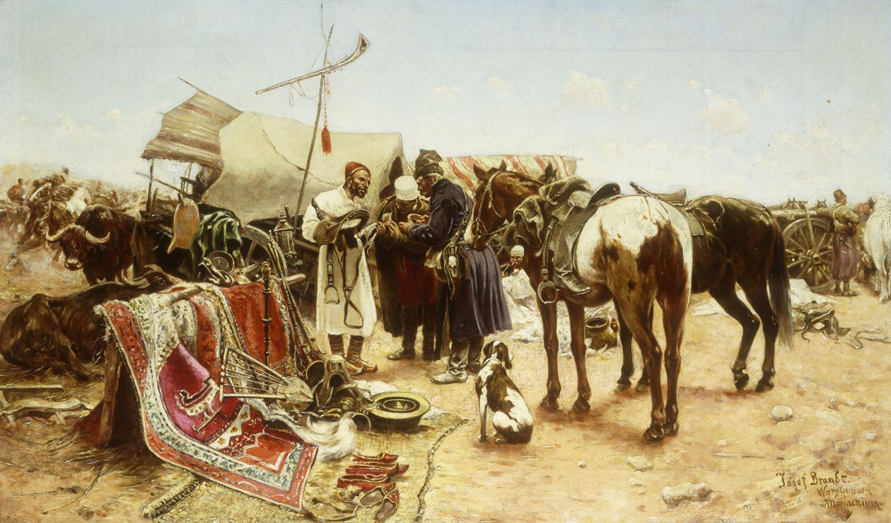 O mercado oriental, de Jozef Brandt