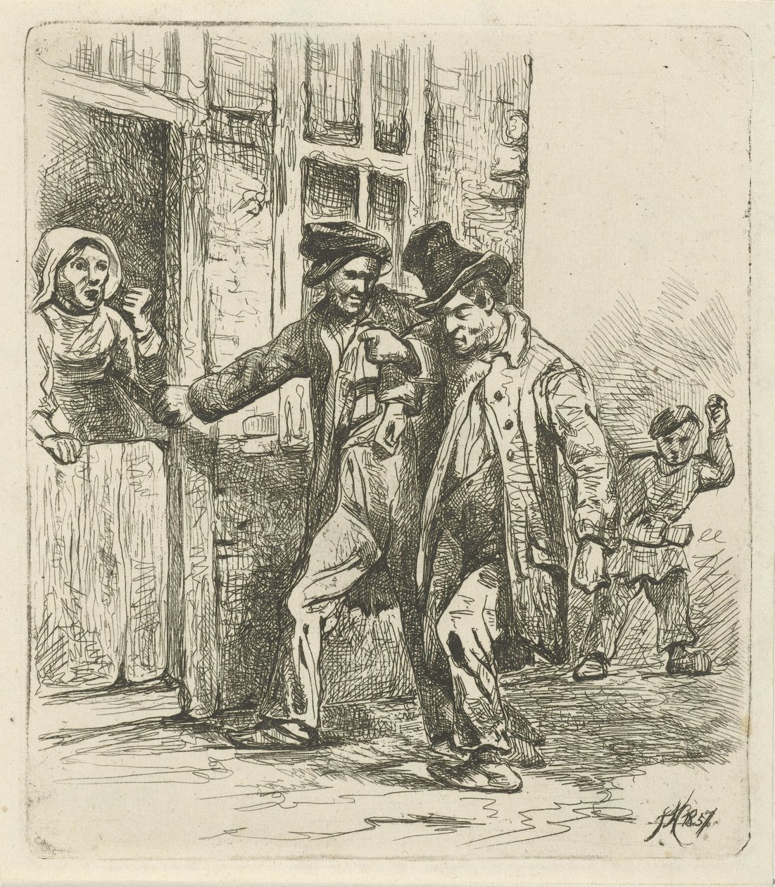 Dois bêbados de Jozef Hoevenaar