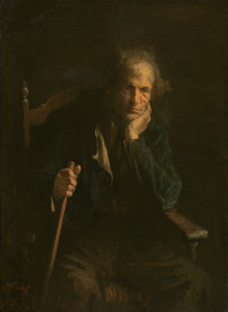 Idade avançada de Jozef Israëls