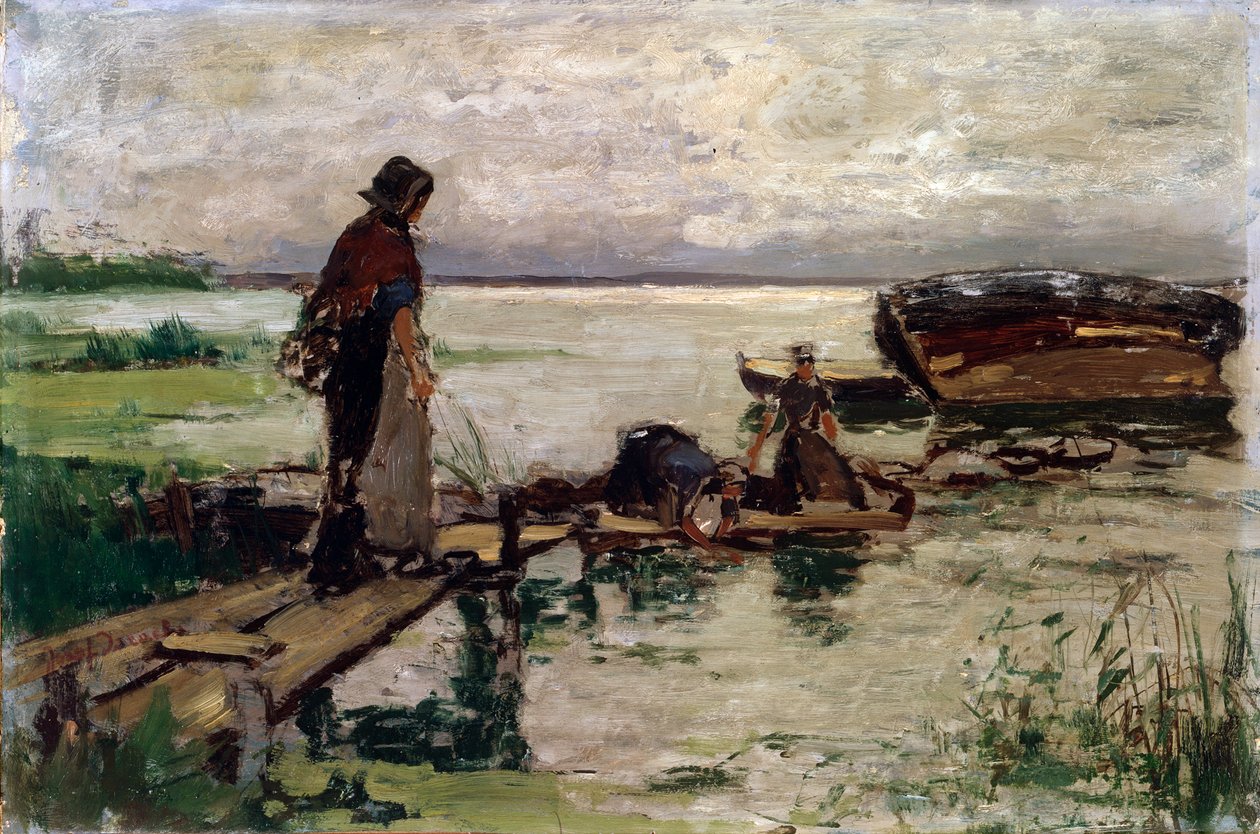 À beira-mar, no século XIX ou no início do século XX de Jozef Israëls