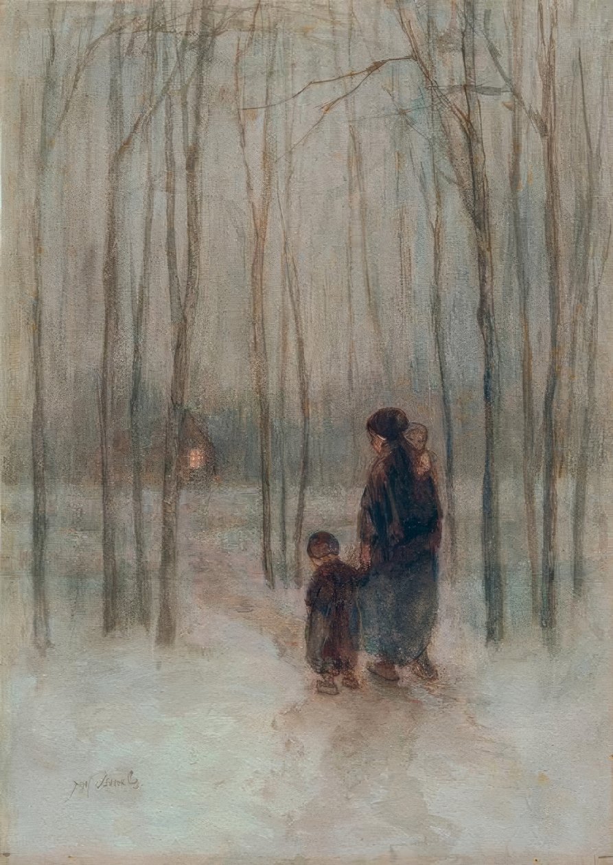 Eventide in the Woods de Jozef Israëls