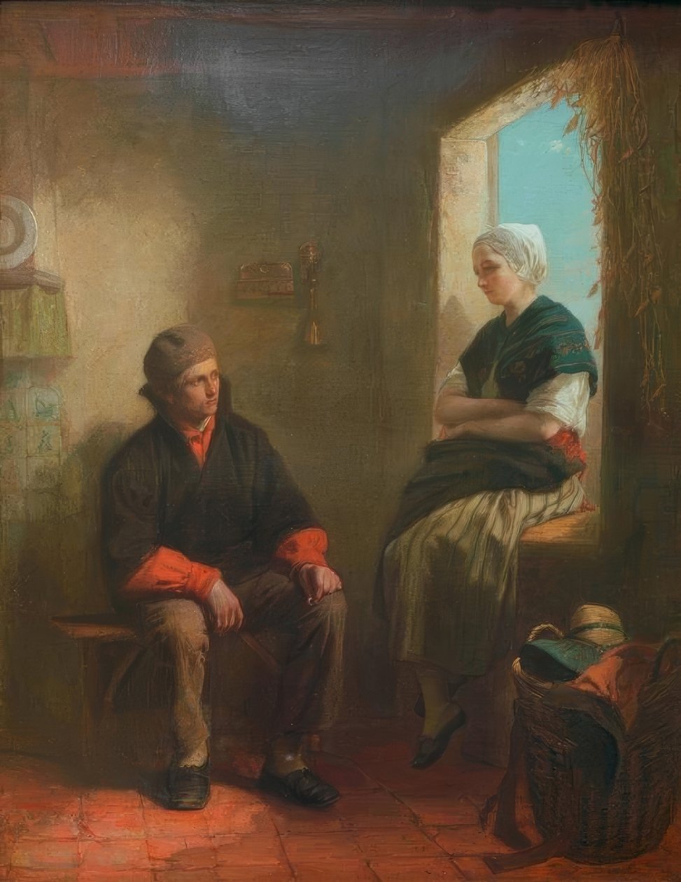 Primeiro amor (sintomas de amor) de Jozef Israëls
