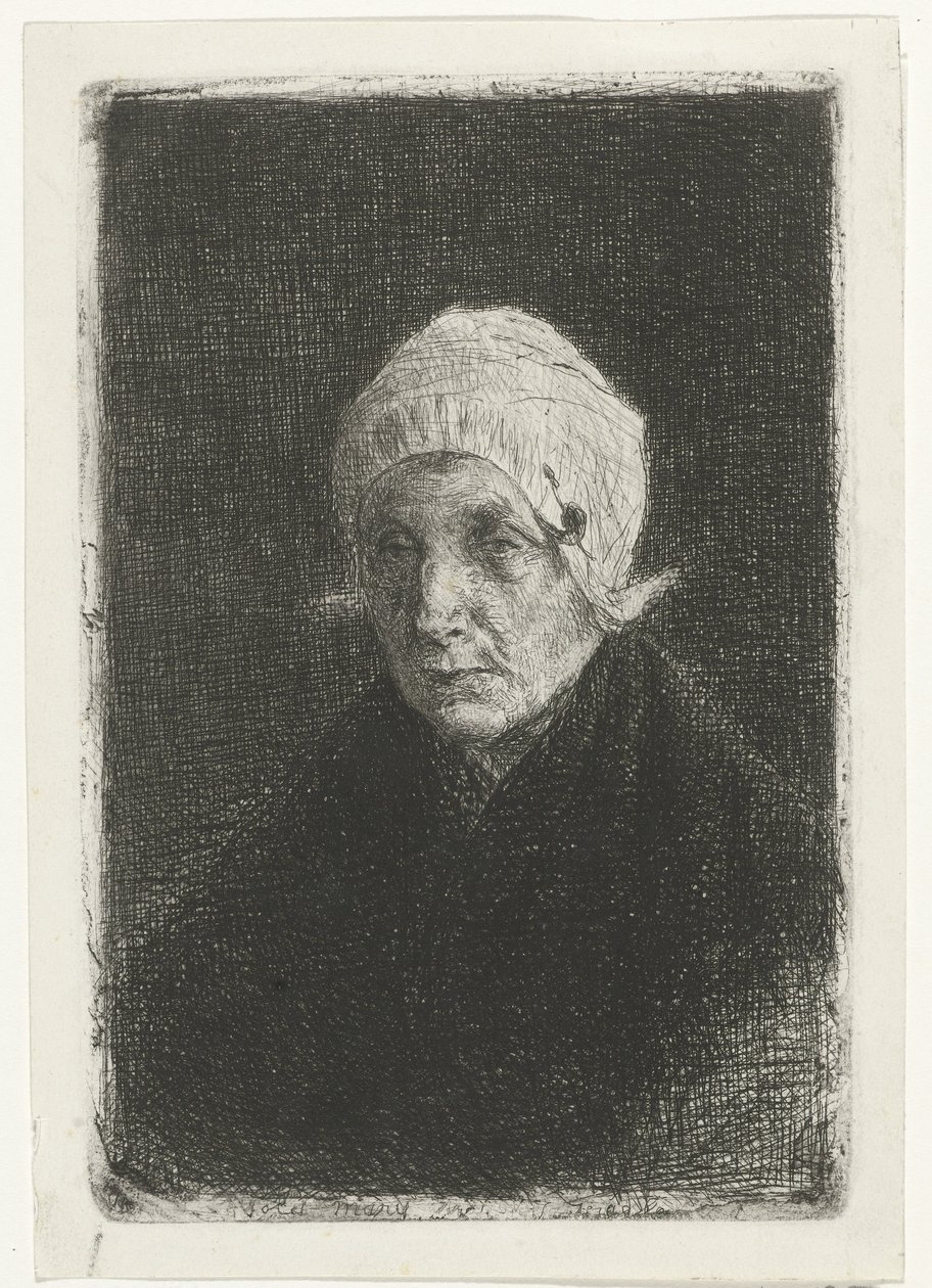 Katwijk velha mulher
Old Mary (título sobre o objecto) de Jozef Israëls