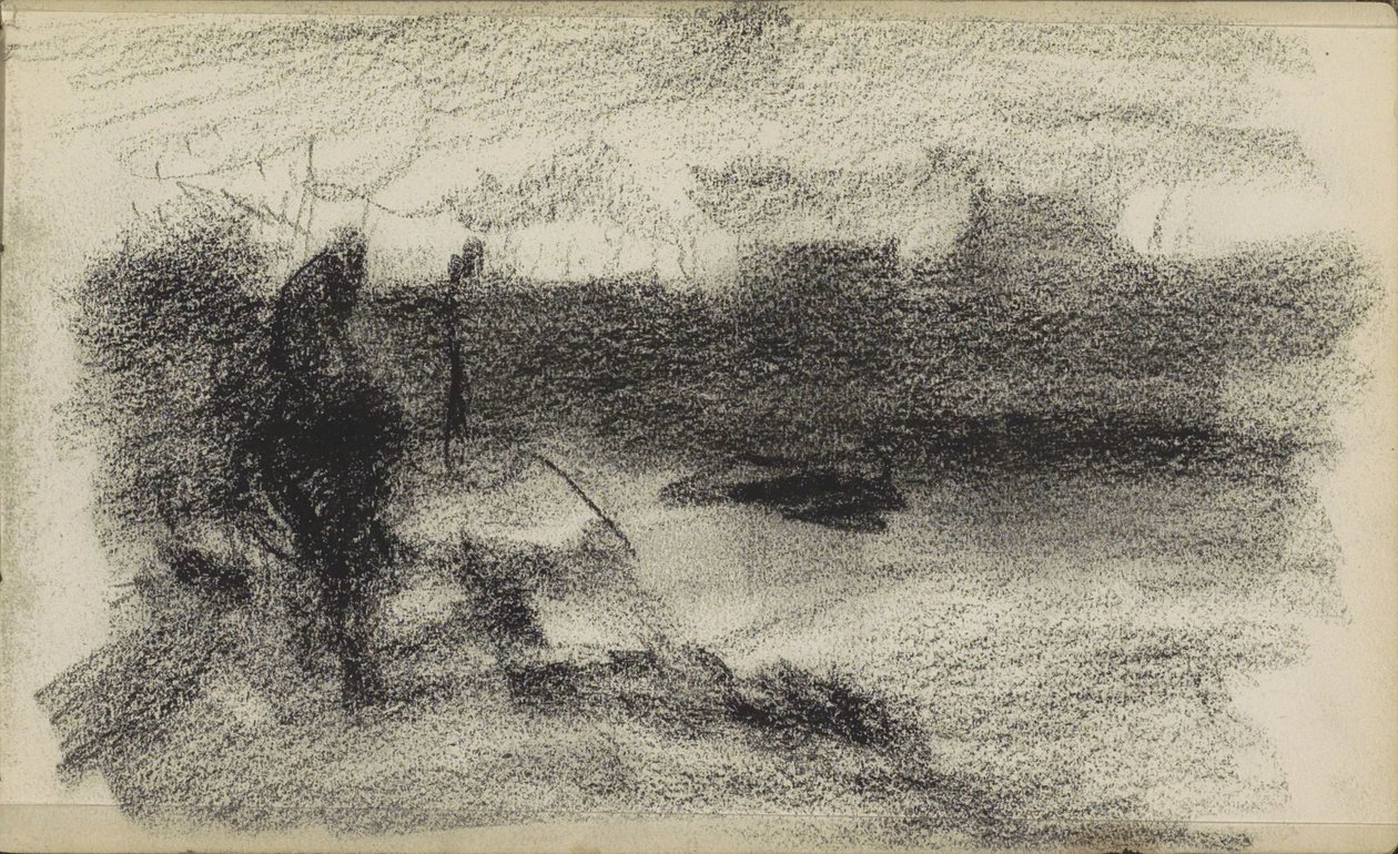 paisagem com água de Jozef Israëls