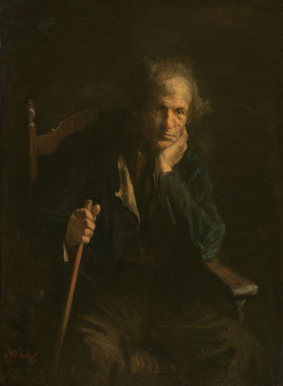Idade avançada de Jozef Israëls