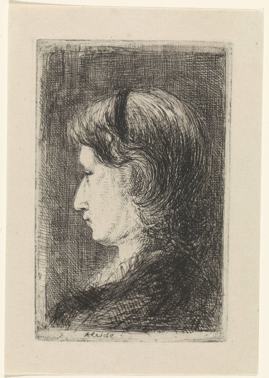 Retrato de Aleida Schaap de Jozef Israëls