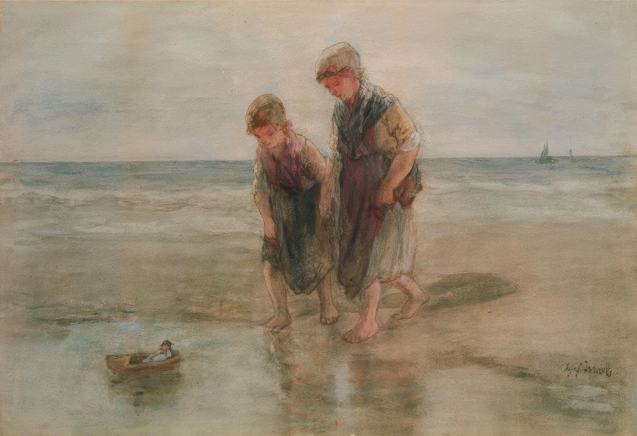 Navegando o barco de Jozef Israëls